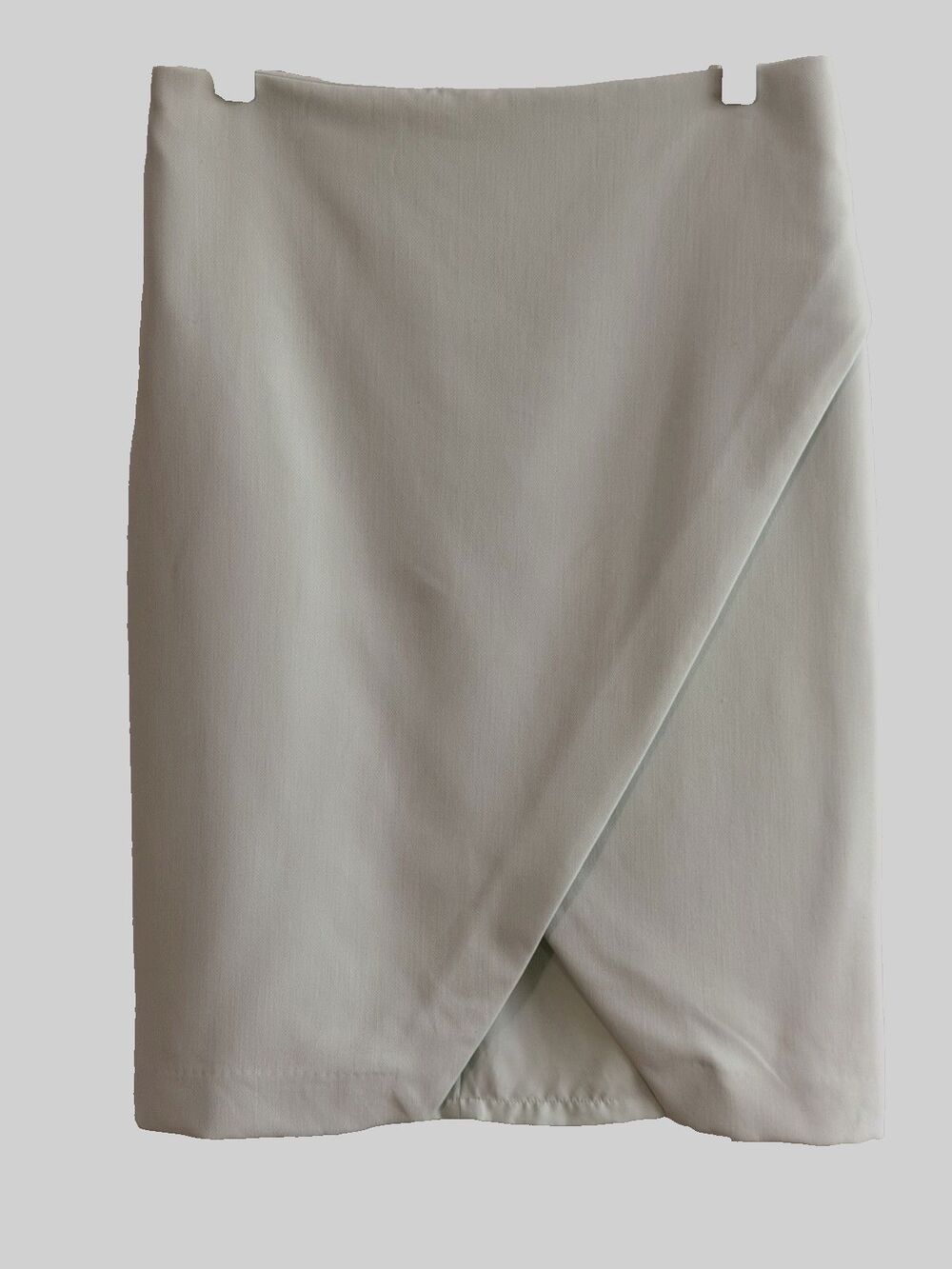 Ann Taylor Factory Skirt Size 6 Mint Green Faux Wrap Knee Length Lined